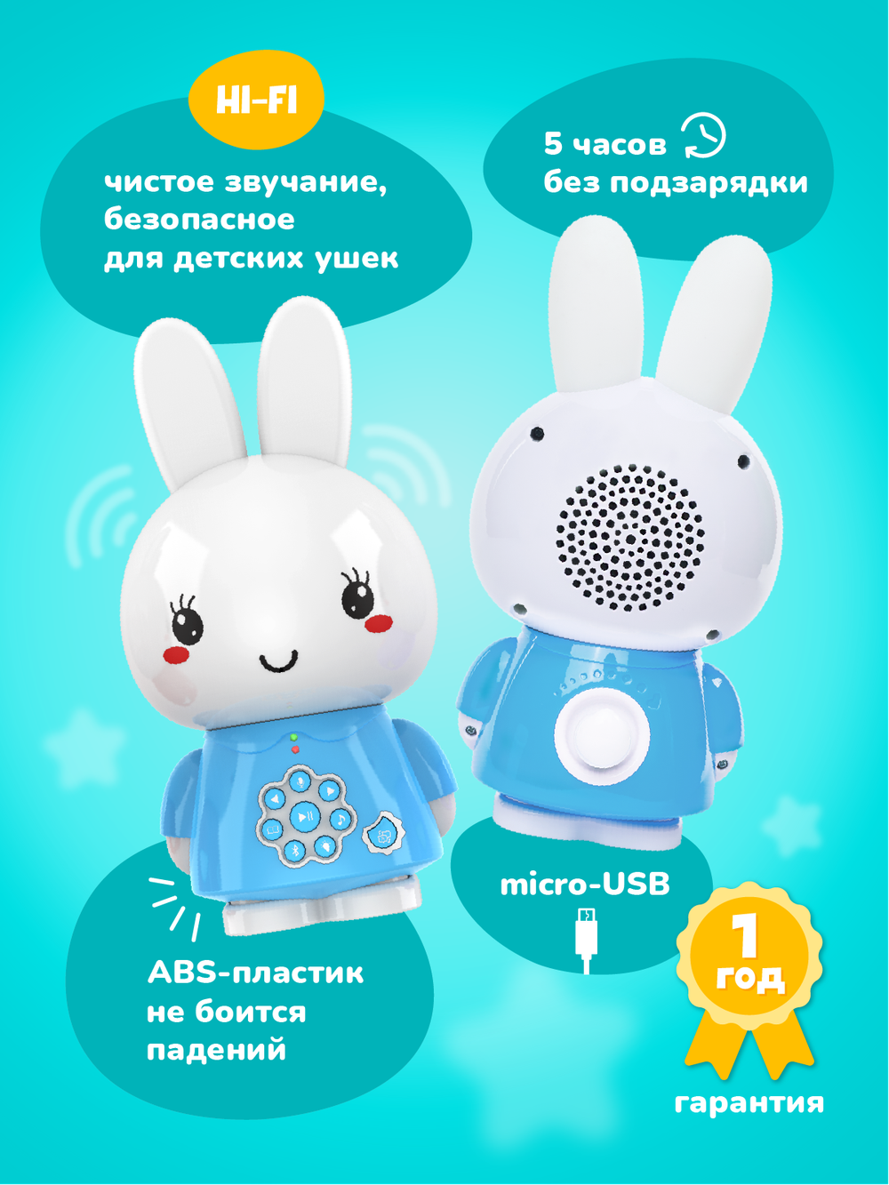 Медовый зайка® alilo G6+ (2)