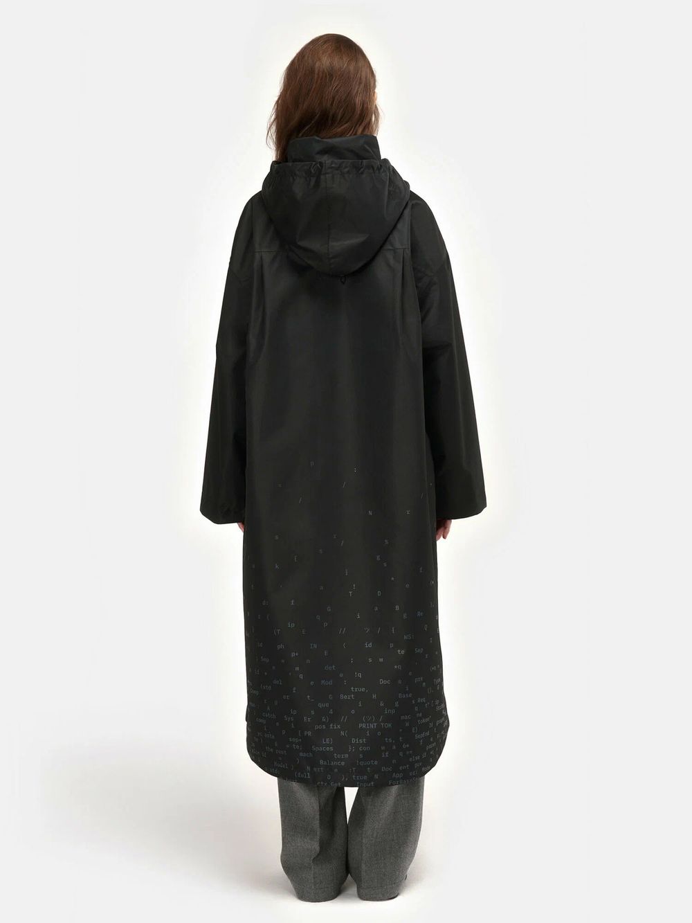 Плащ Яндекс «Культурный код Санкт-Петербурга» черный