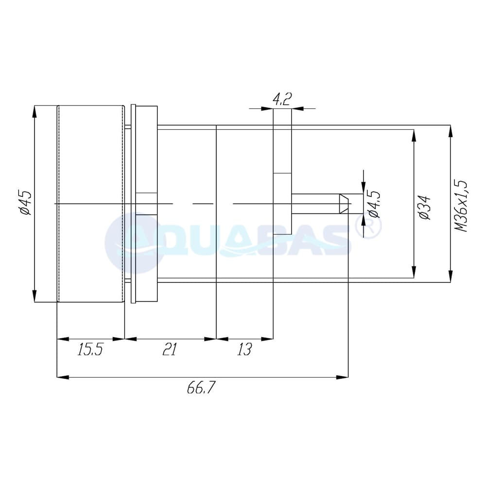 ПНК.02 Пневмокнопка PoolStar