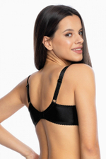 Бюстгальтер с мягкой чашкой из кружева с растительным рисунком (Размер: 70J) (Цвет: белый)