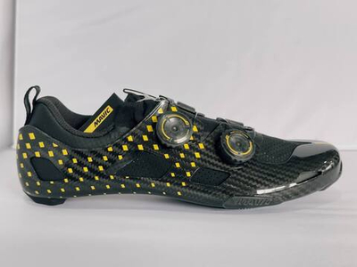 Велотуфли Mavic COMETE ULTIMATE RIB Black/Yellow 45.5-46 р-р