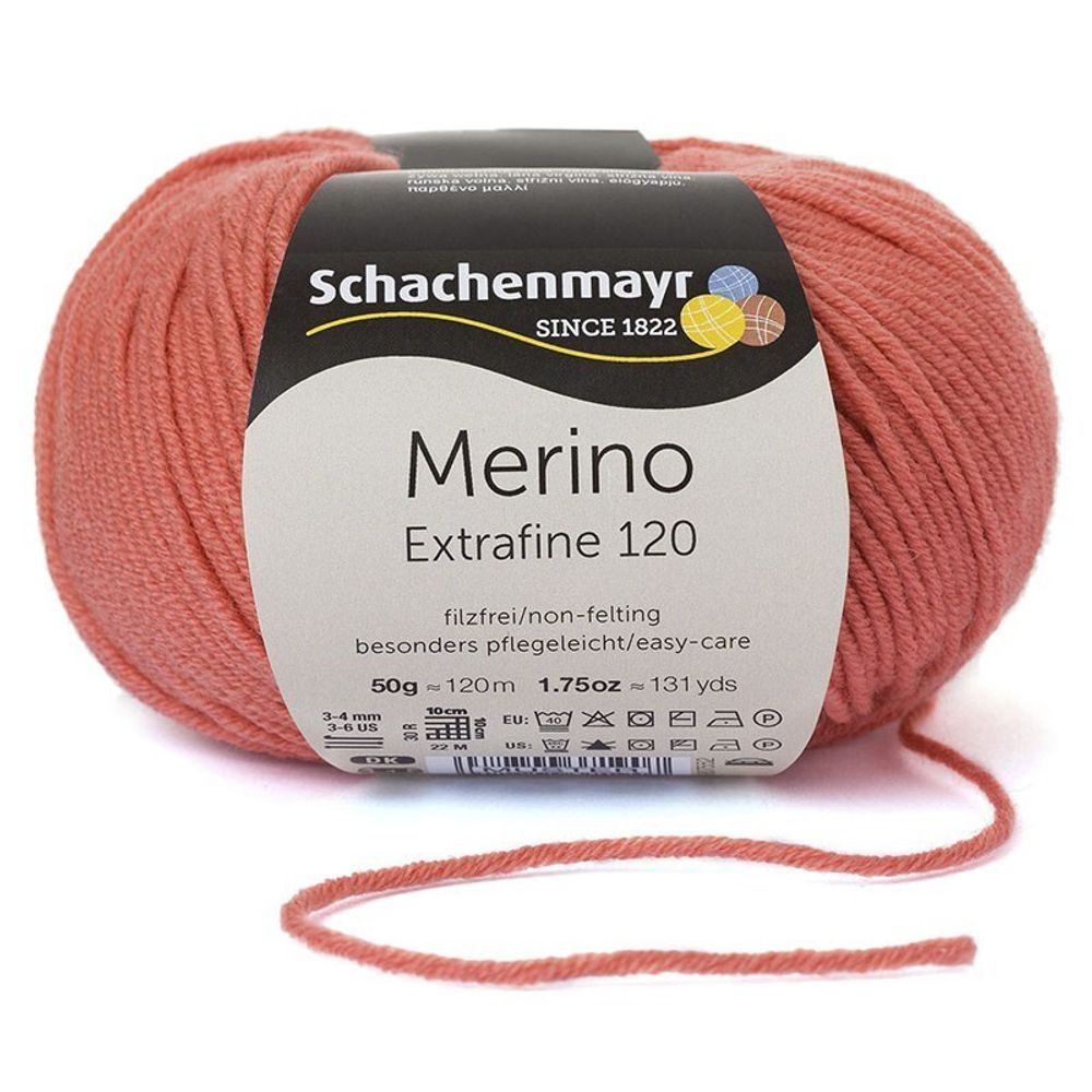 Пряжа Schachenmayr Merino Extrafine 120 (00134)