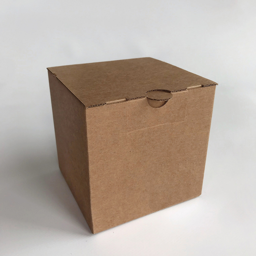 Коробка сундучок, 11 х 11 х 11 см, бурая