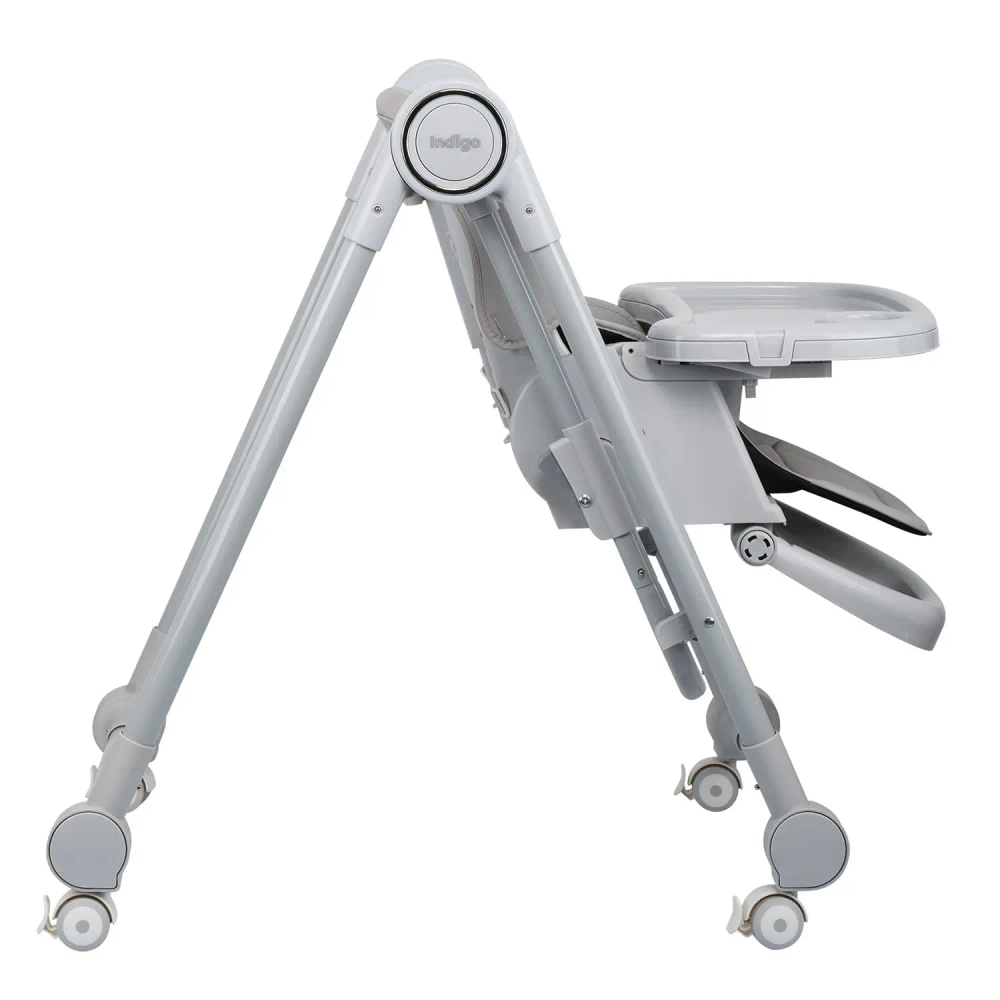 Стул для кормления Indigo CHILL серый