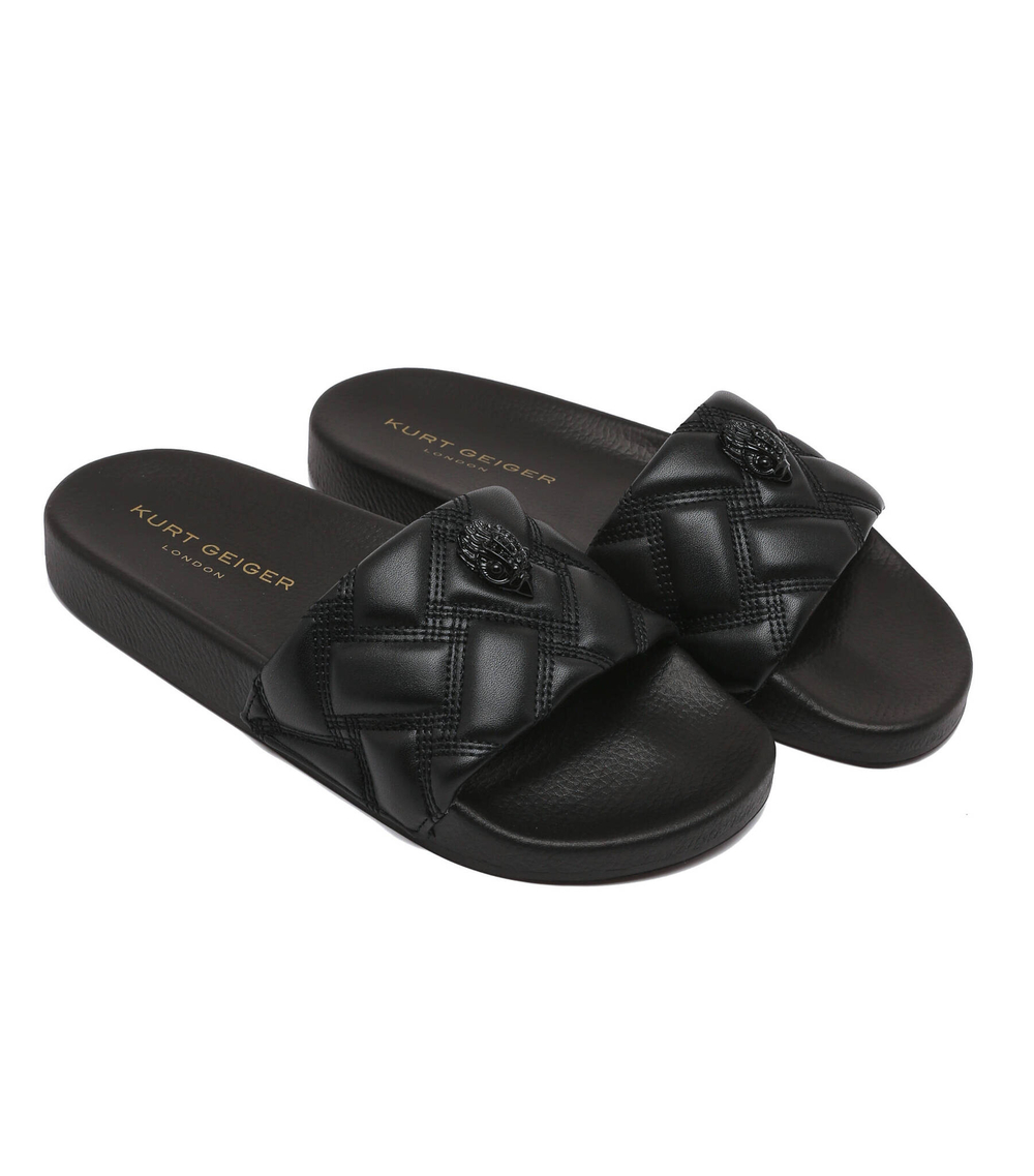 Шлепанцы MEENA EAGLE DRENCH Kurt Geiger - черный(8650300979)