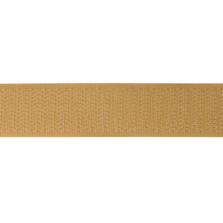 Лента контактная "липучка" 25мм коричн. ЖЕСТКАЯ (304) VT (25)