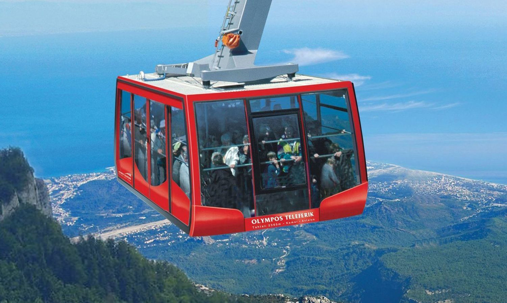 Канатная дорога «Olympos Teleferik» на горе Тахталы