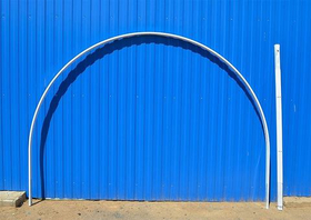 Удлинение для  арочной теплицы - (Ш) 1,64 м х (В) 1,66 м. Шаг дуги 1,0 м. Профтруба 20 х 20 мм.