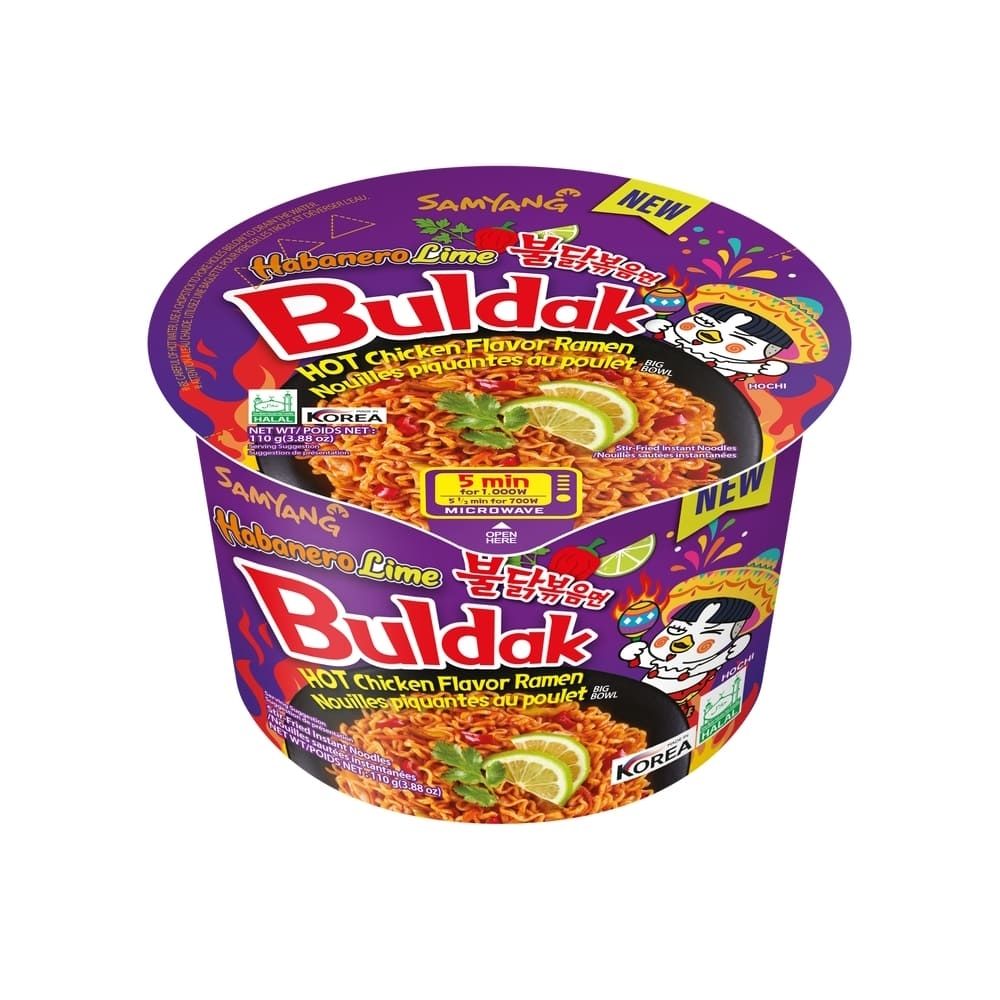 Лапша Samyang Острая курица Хабанеро и Лайм 110 г 3 шт
