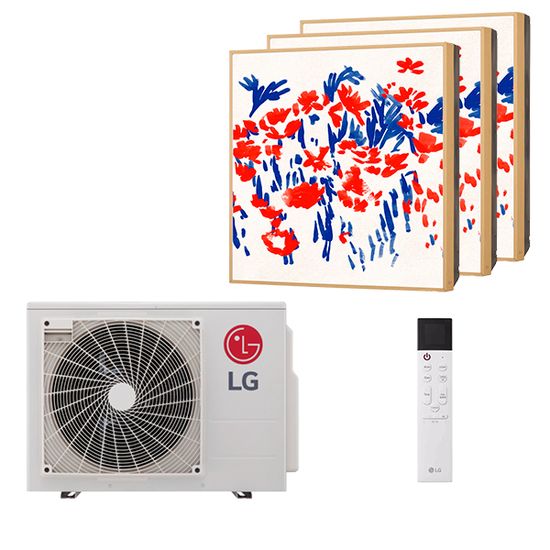 Мультисплит система на 3 комнаты LG A09GA1.NSER x 3 / MU3R21.U23