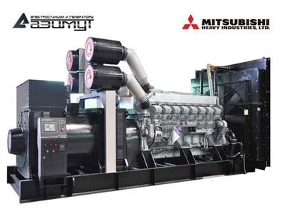 Дизельный генератор Азимут АД-2000С-Т400-1РМ8 Mitsubishi