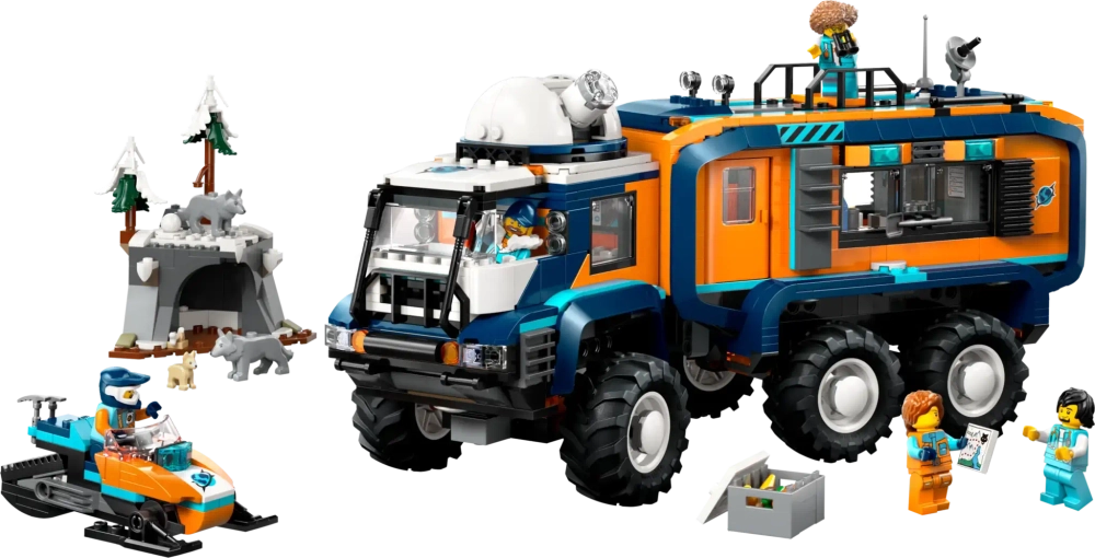 Конструктор LEGO City 60471 Грузовик для научной лаборатории Arctic Explorer