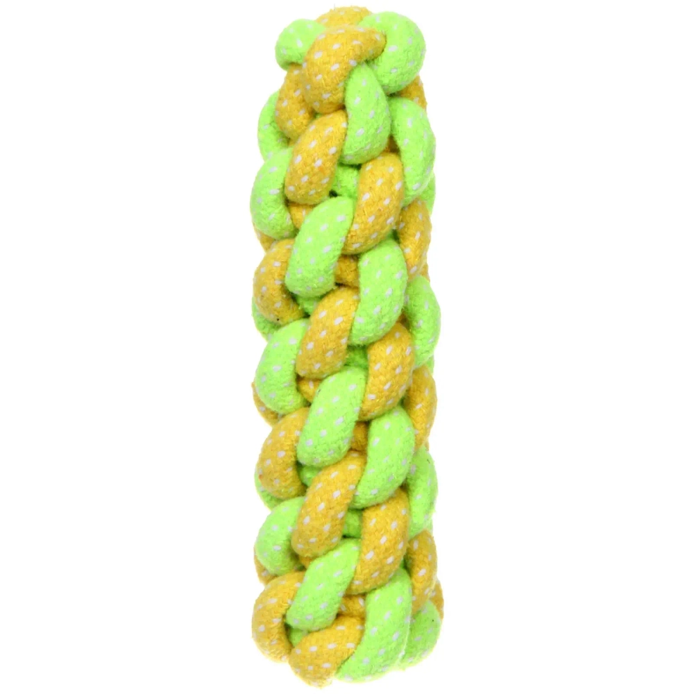 Игрушка - когтеточка для кошек и собак «Кукуруза», цвет желтый, 22см / d-3.5см