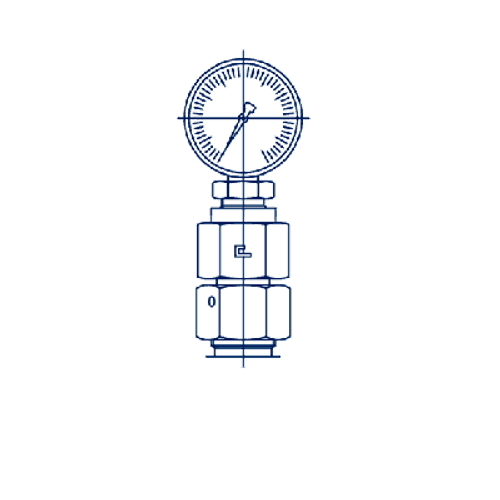 Соединение GCN DS10 18х1.5 BSP 1/2 (без манометра)