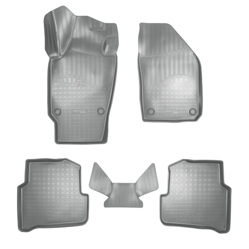 Ковры в салон Norplast/Unidec для Skoda Fabia III в кузове NJ (2014-), Серый, арт.NPA11-C81-120-G