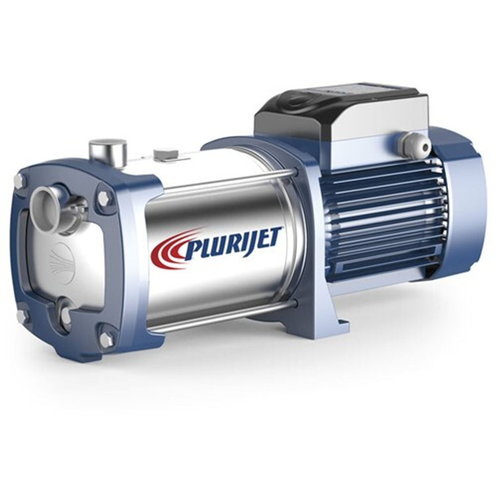 Насос самовсасывающий Pedrollo PLURIJETm 4/200 - 1,5кВт (1x230 В,PN10,Qmax 200л/мин,Hmax 57,5м)