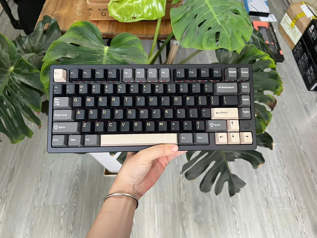 WOBKEY Rainy 75 Anodized Black Pro