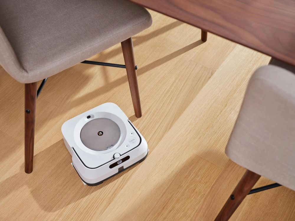 Робот-пылесос iRobot Braava Jet m6, 50Вт, белый/белый [m613840rnd]