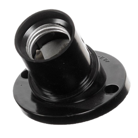 Патрон Е27 настенный карболитовый