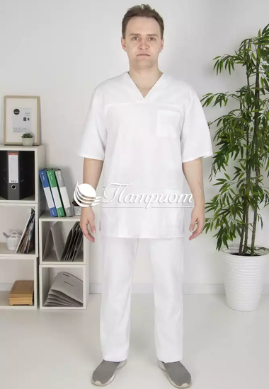 Костюм мужской хирурга (белый)