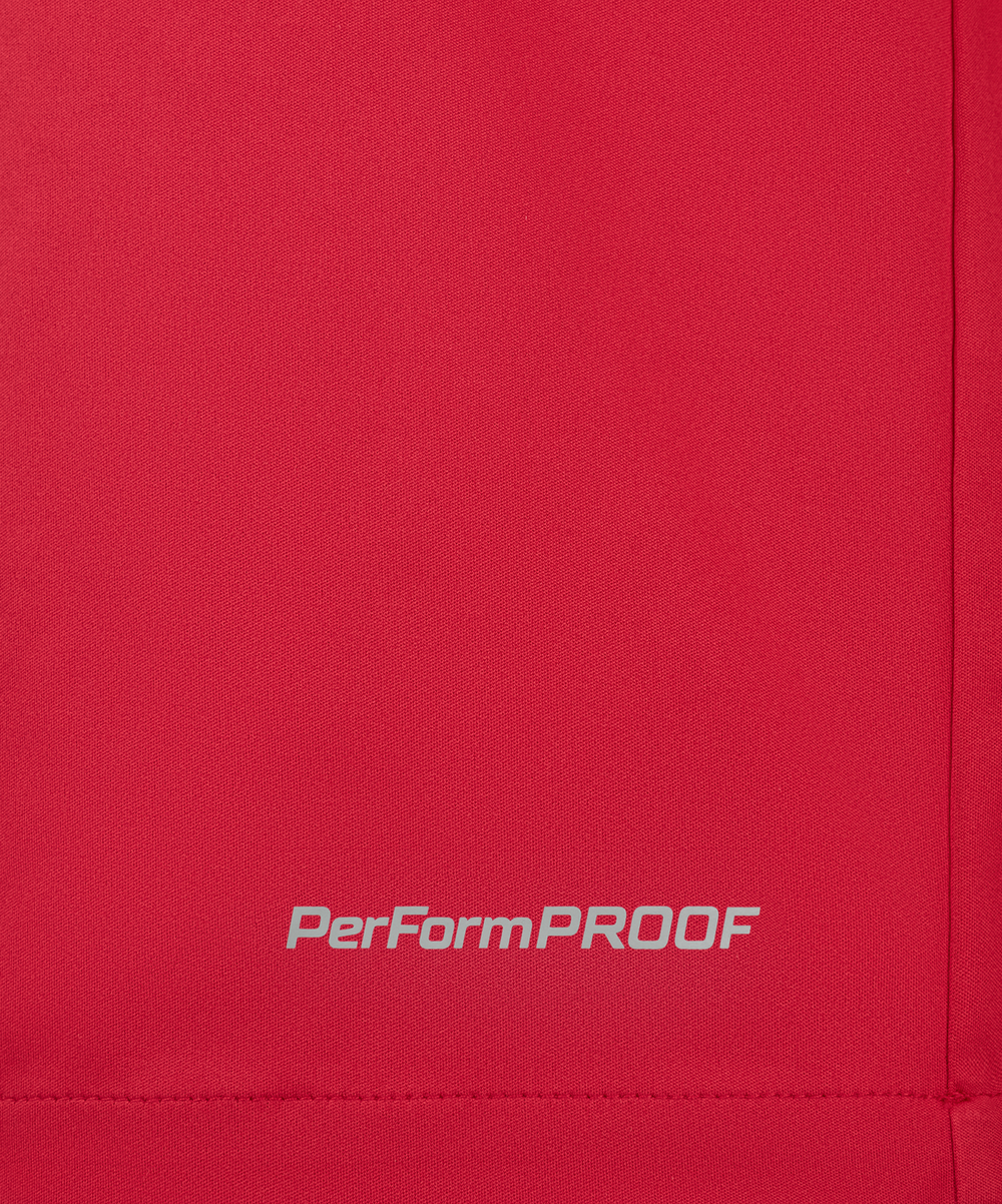 Джемпер ветрозащитный JÖGEL PREMIER PerFormPROOF 1/4 Zip Wind Top, красный