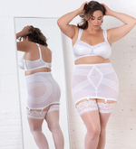 Корсетный пояс для чулок сильной коррекции (Размер: 8X) (Цвет: черный)