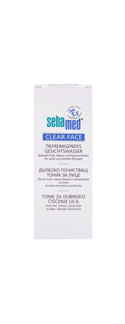 Sebamed Clear Face - жидкость для глубокого очищения /   150  ml  / GTIN 4103040135049