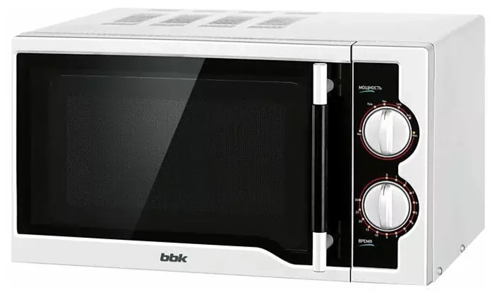 Микроволновая печь BBK 20MWS-712M/WB белый/черный
