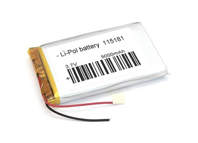 Аккумулятор Li-Pol (батарея) 11*51*81мм 2pin 3.7V/5000mAh