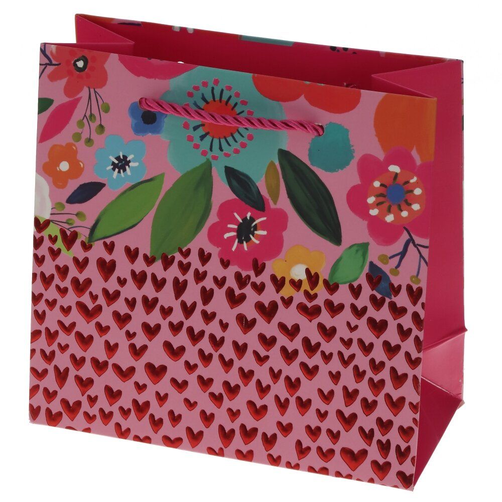 GAEM Пакет подарочный (бумага 210г/м2, блок микс 12шт), L15 W7 H14 см, 4в.