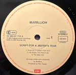 Marillion- Script For A Jester's Tear (Германия 1983г.)