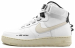 Кроссовки Nike Air Force 1 Utility White Light Cream Pu (Женская размерная сетка)