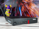 Lenovo Мини-ПК ThinkCentre M720Q с антенной Intel Core i5-9500T, Intel HD Graphics 630, Windows 10 Pro, черный