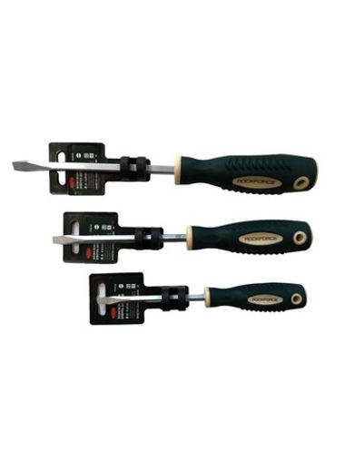 Отвертка крестовая магнитная ''Profi''S2 PH3.0х125мм, в пластиковом держателе RockForce##Rock FORCE RF-70130125