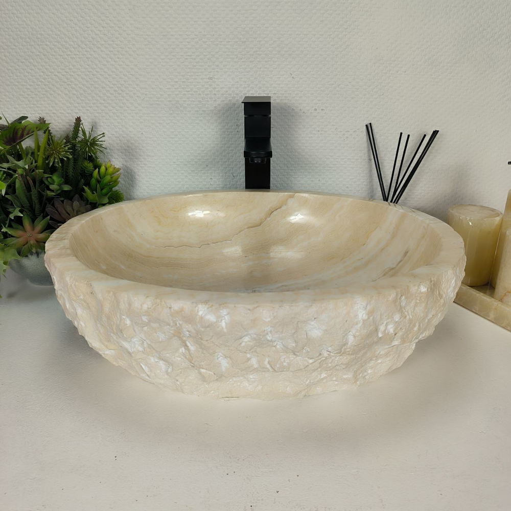 Раковина из оникса Erozy White EO-64306 50*42*15 0213