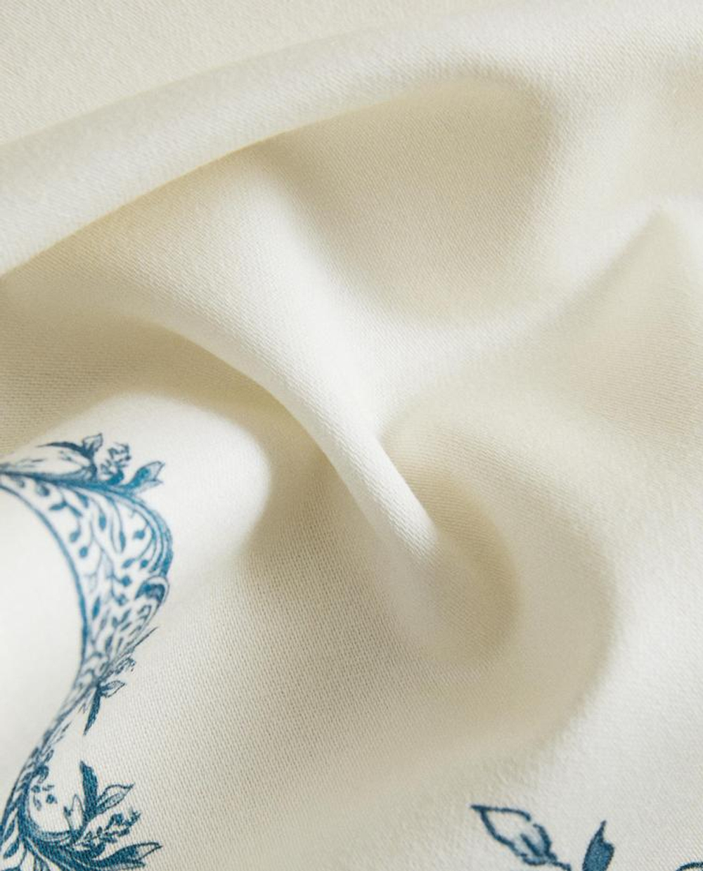 ZARA HOME СКАТЕРТЬ-ДОРОЖКА С ПРИНТОМ, СИНИЙ