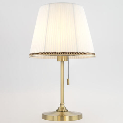 Citilux Линц CL402730 Настольная лампа бронза с белым абажуром
