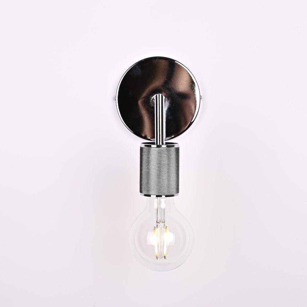 Бра Rh Utilitaire Single Sconce Silver By Imperiumloft