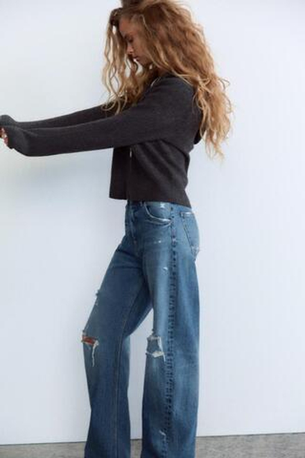 ZARA ОДНОТОННОЕ ХУДИ, АНТРАЦИТОВО-СЕРЫЙ