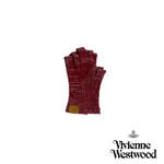 VIVIENNE WESTWOOD ПЕРЧАТКИ БЕЗ ПАЛЬЦЕВ КРАСНЫЕ