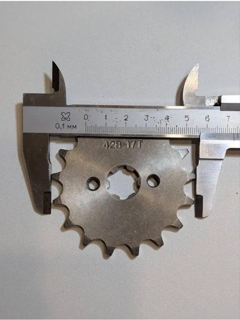 Звезда ведущая для питбайка, мопеда (428-17Т) 17мм сталь