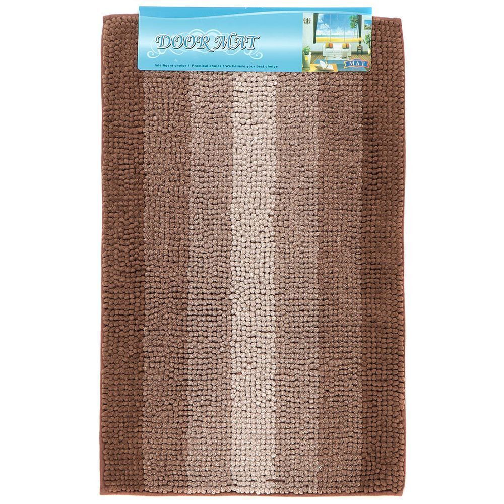 Коврик для ванной, 0.5х0.8 м, ПЭ, т-шоколад, Макарон, Y3-844