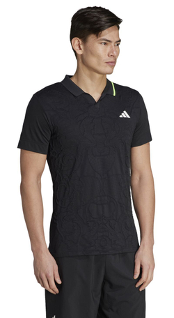 Мужское теннисное поло Adidas FreeLift Pro Tennis Polo - черный