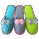 Тапочки домашние женские «Бантики», верх-трикотаж. подклад-хлопок, р 37