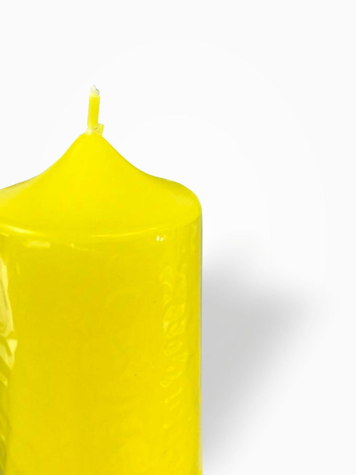 Свеча алтарная желтая 70 часов