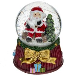 GAEM Фигурка декор в стекл шаре "Дед Мороз", D 4.5 см, L5 W5 H6 см, 4в.