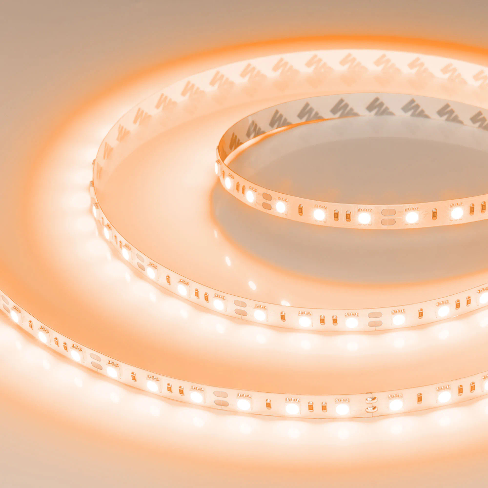 Светодиодная лента RT-B60-10mm 12V Orange (14.4 W/m, IP20, 5060, 5m) (Arlight, Открытый) 015972(2)