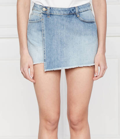 Джинсовые юбка-брюки DONDUP - made in Italy - голубой(DP741 DF0263D FM5)