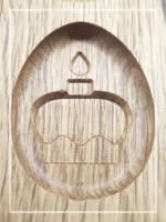 Пасхальная пряничная доска из дерева