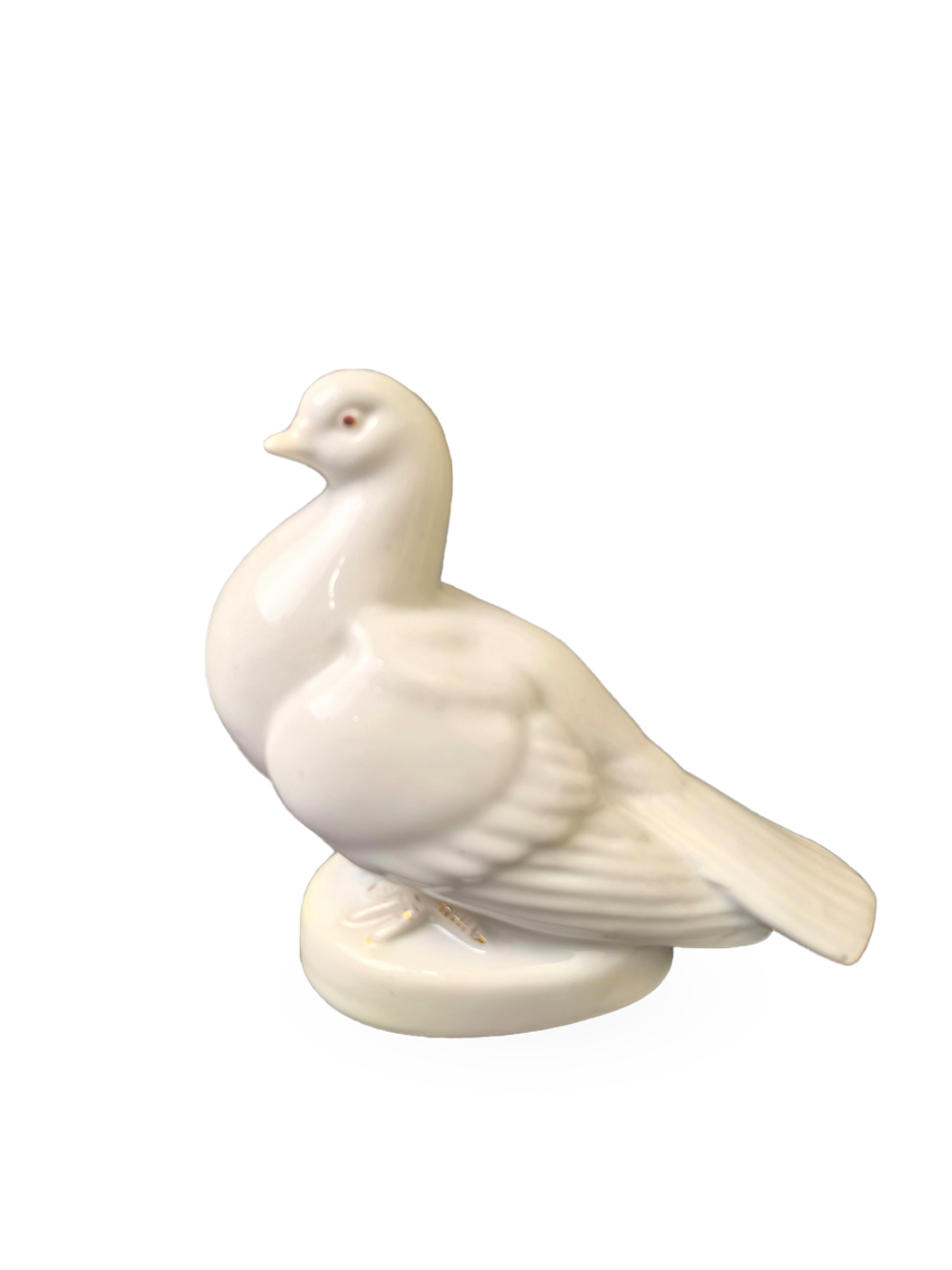 Фарфоровая статуэтка "Голубь" Гжель